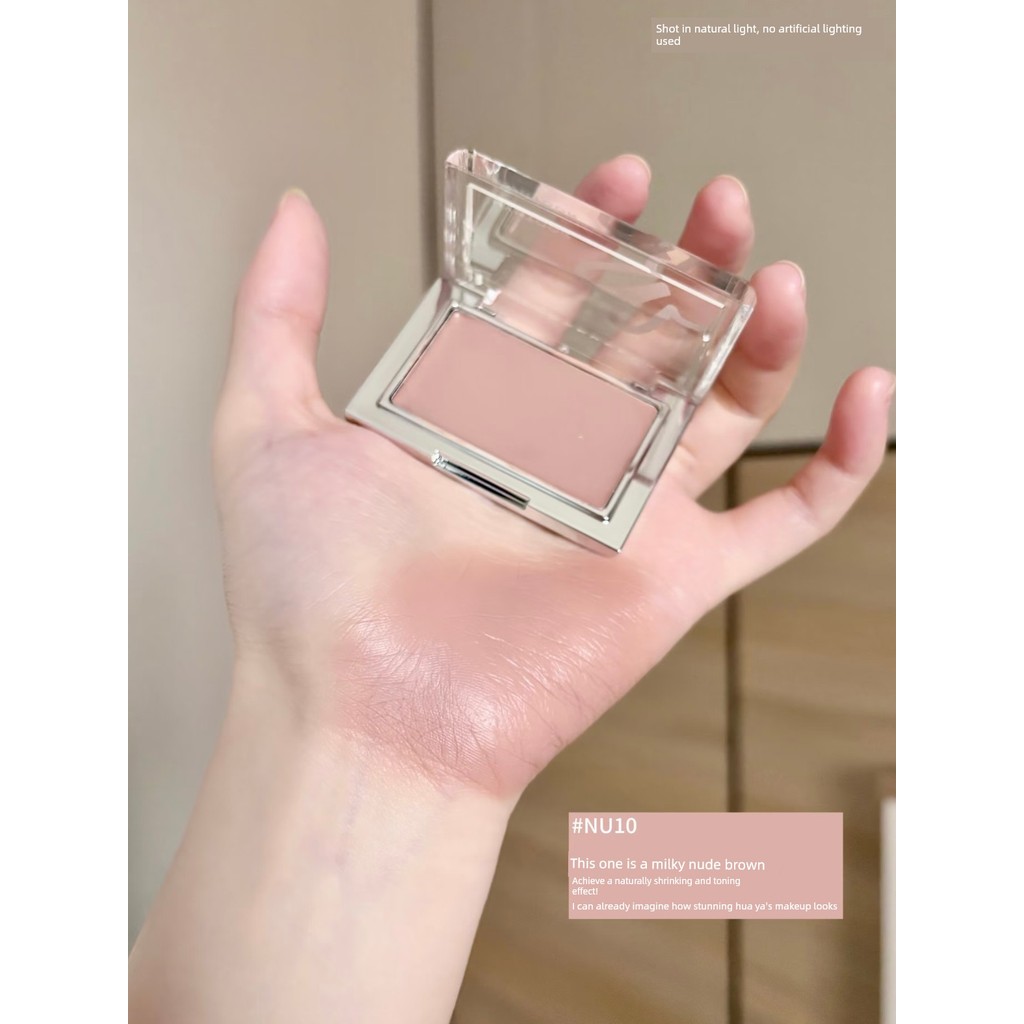 บลัชออน blush Milk fu Nude Beige Brown!Black Rabbit Blush Cream nu10 Warm Tone Nude Earth Brown Shri