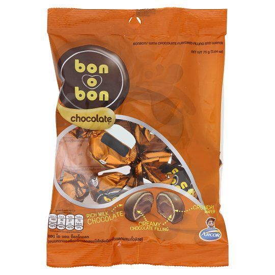 [สินค้าส่งด่วน] บอนโอบอนช็อกโกแลต 75 กรัม BON O BON CHOCOLATE 75 G.