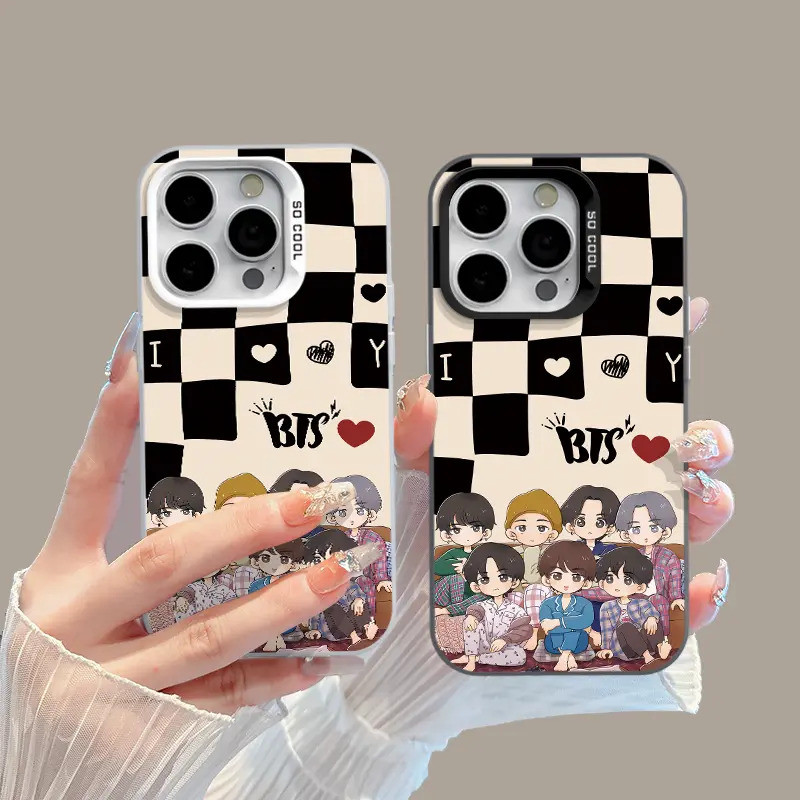 BTS REDMI/Xiaomi 17 Pro Max Anti-Fall น่ารักคุณภาพสูงสําหรับ Redmi หมายเหตุ 14 Pro 12 8 9 10 11 13 1