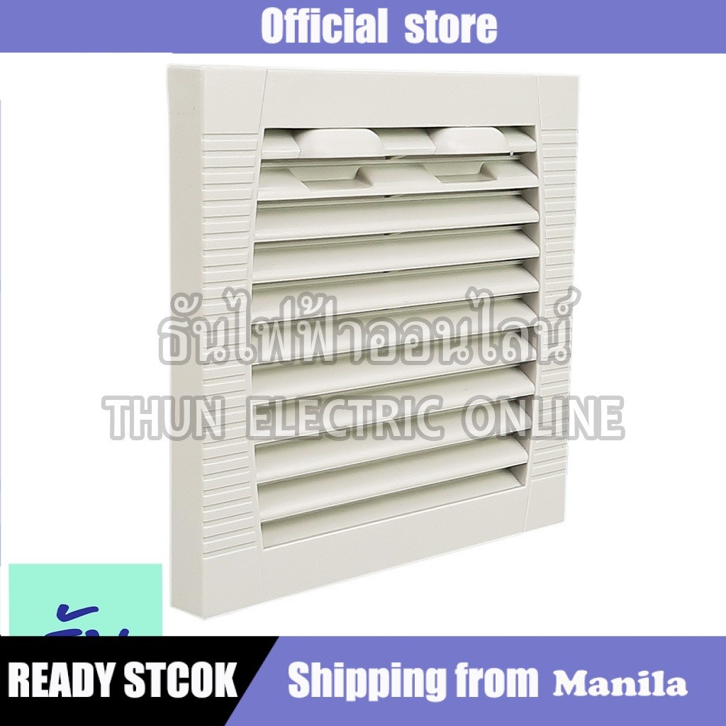 Windstorm WFC-120 ฟิลเตอร์พัดลมฝัง 4.5" หนา 10mm. WB123 ตะแกรงพัดลมดูดระบายความร้อน อุปกรณ์เสริมพัดล