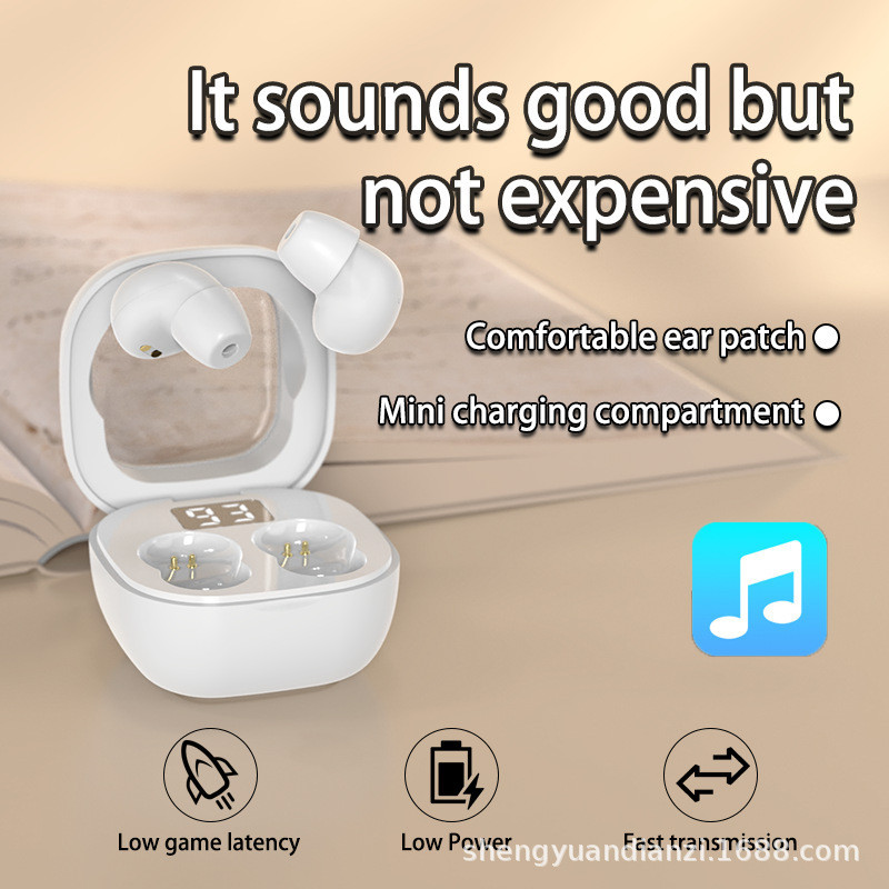 หูฟัง Sk19 ชนิดอินเอียร์ ตัดเสียงรบกวน หูฟัง mini Sleep tws ขนาดเล็กพิเศษ mini Type 26.4.22