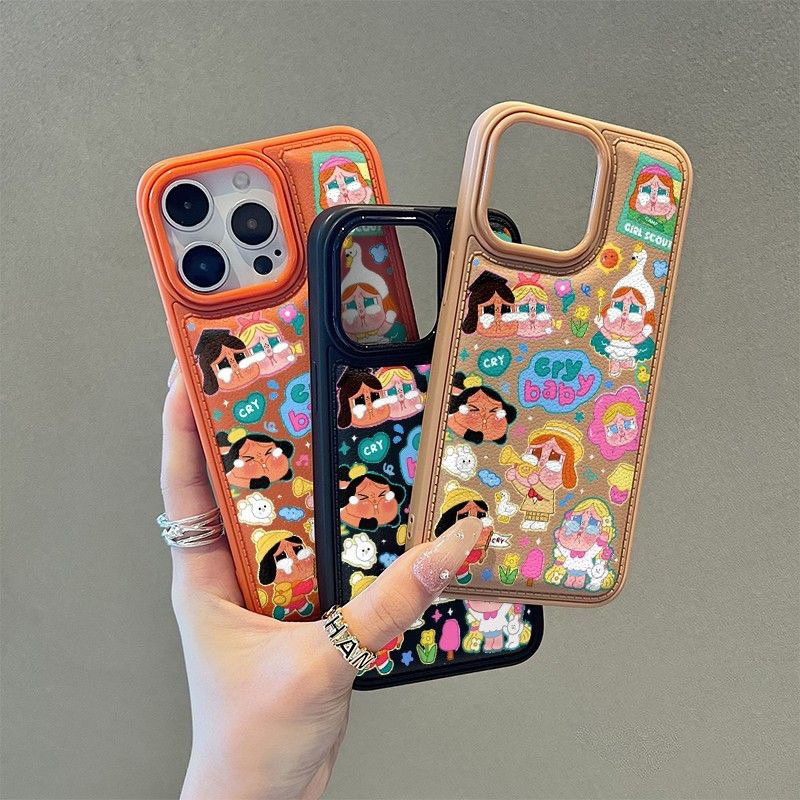 สาวเศร้า รุ่นใหม่ สําหรับ iPhone 17 16 15 14 13PRO 12 12pro 11 11pro 14/15plus 17ProMax 17Pro เคสโทรศัพท์กันกระแทก