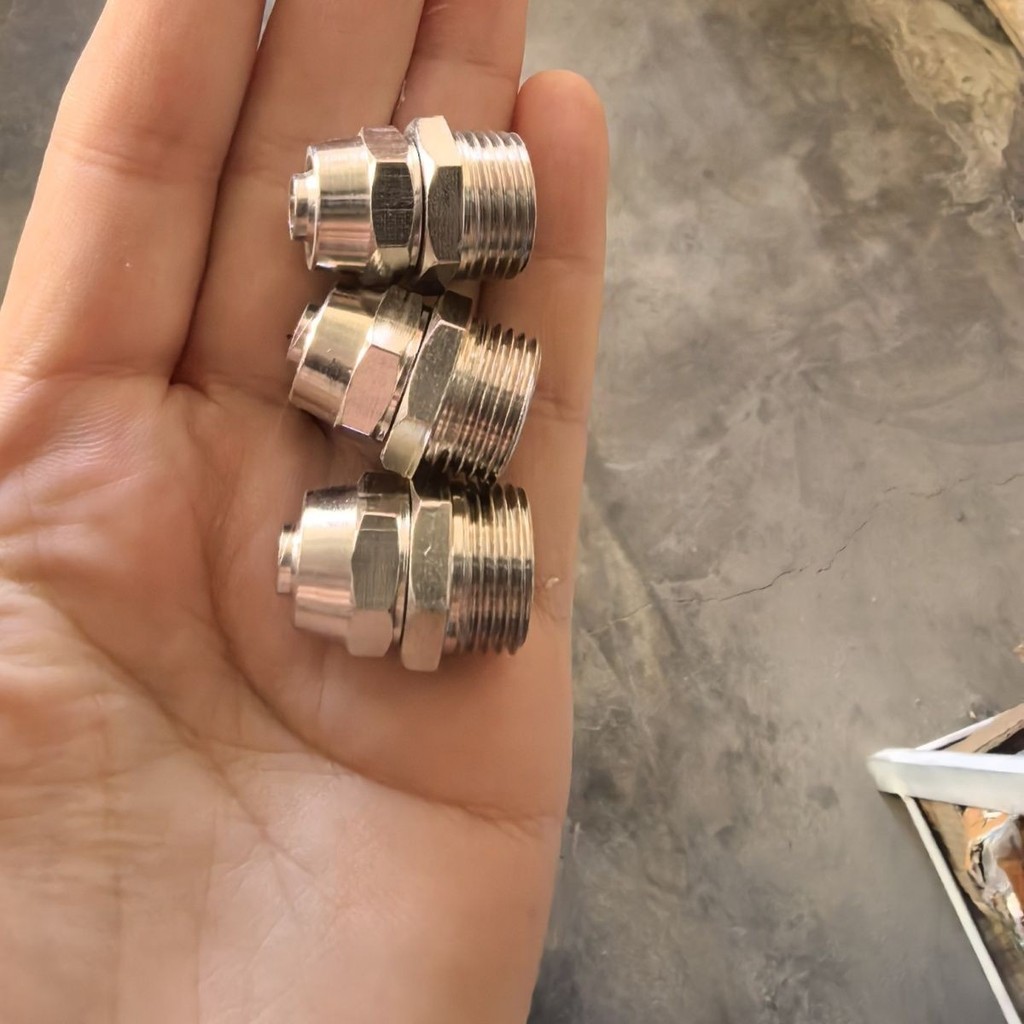 Trachea Quick สกรูล็อค Quick Quick Quick Quick Connector One-point Connector Takeaway เกลียวตรง Brea