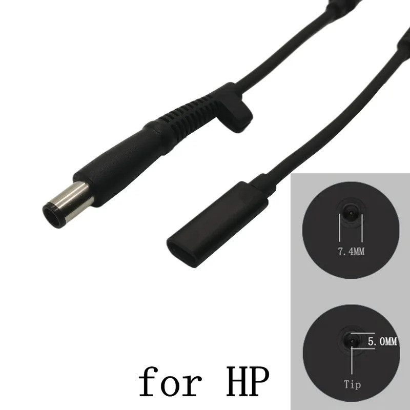 USB C ถึง DC 7.4x5.0 มม.สําหรับ HP PD Power Adapter สาย 7.4*5.0 ประเภท C Notebook Charger 65W