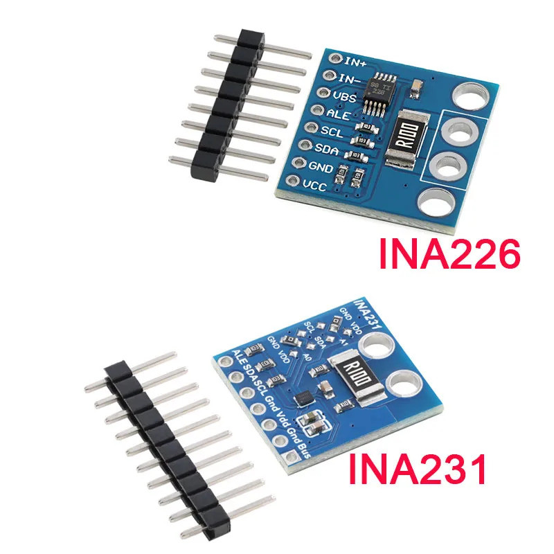 4-5 ชิ้น INA226 INA231 I2C โมดูลเซ็นเซอร์ตรวจสอบกระแสไฟ/กําลังแบบสองทิศทาง- เข้ากันได้กับการวัด Ardu