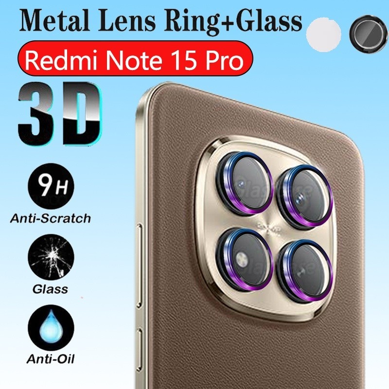 [คลังสินค้าพร้อม]เลนส์กล้องโลหะสําหรับRedmi Note 15 Pro Plus 15Pro 15ProPlus 15Pro+ Note15 Pro+ Note