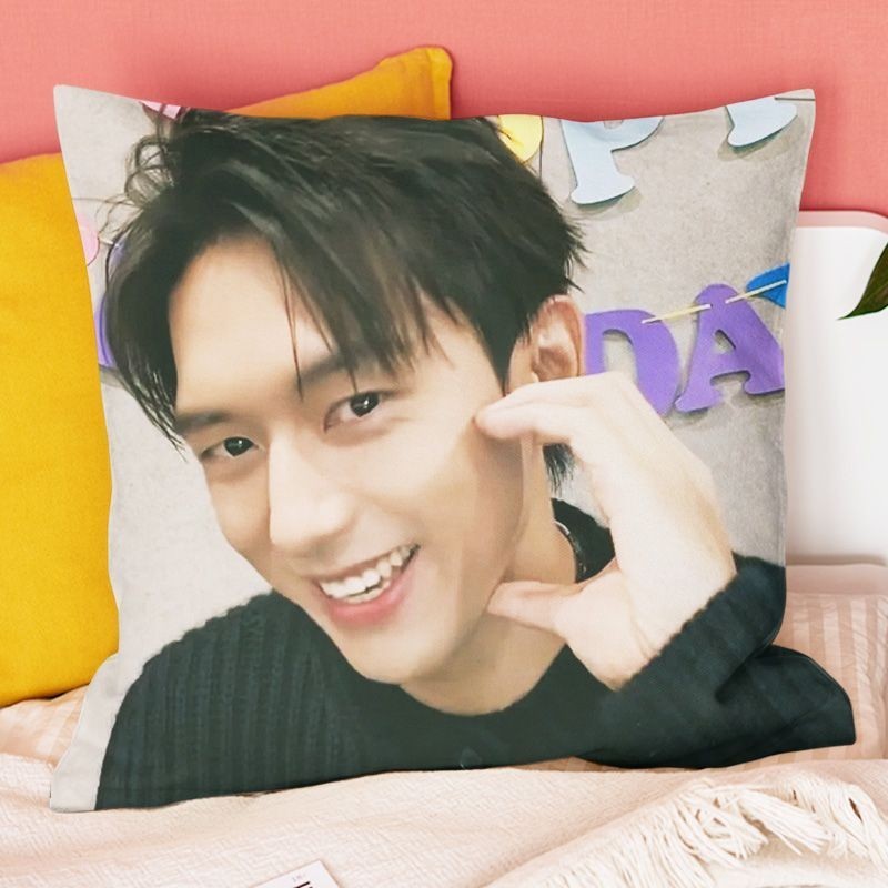 Li Xian Pillow Double-Sided Star Merchanting Doll Cushion เพื่อนร่วมชั้น#李现抱枕双面明星周边玩偶靠垫同学