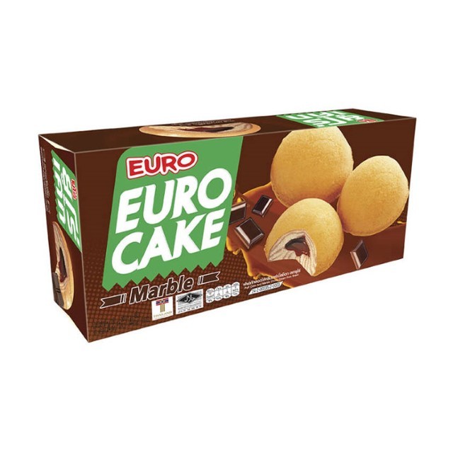 ยูโร่ มาร์เบิ้ลเค้กช็อกโกแลต(Euro Marble Cake Chocolate 144g.)