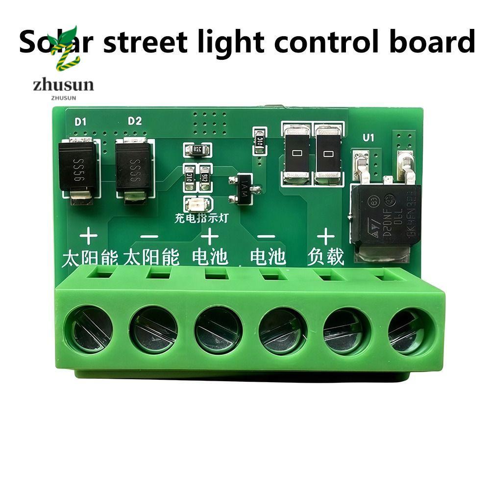 ZHUSUN 1 ชิ้นแผงวงจรควบคุม, DC 6-45V Auto On Street Light Board, 10A อัตโนมัติไดรฟ์ควบคุมแสง Board