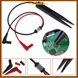 [hushcorgi] คลิปปากกาทดสอบ SMD มัลติมิเตอร์ Probe s Patch สําหรับการวัดตัวเหนี่ยวนําความจุเครื่องมือไฟฟ้าอเนกประสงค์หุ้นใหม่