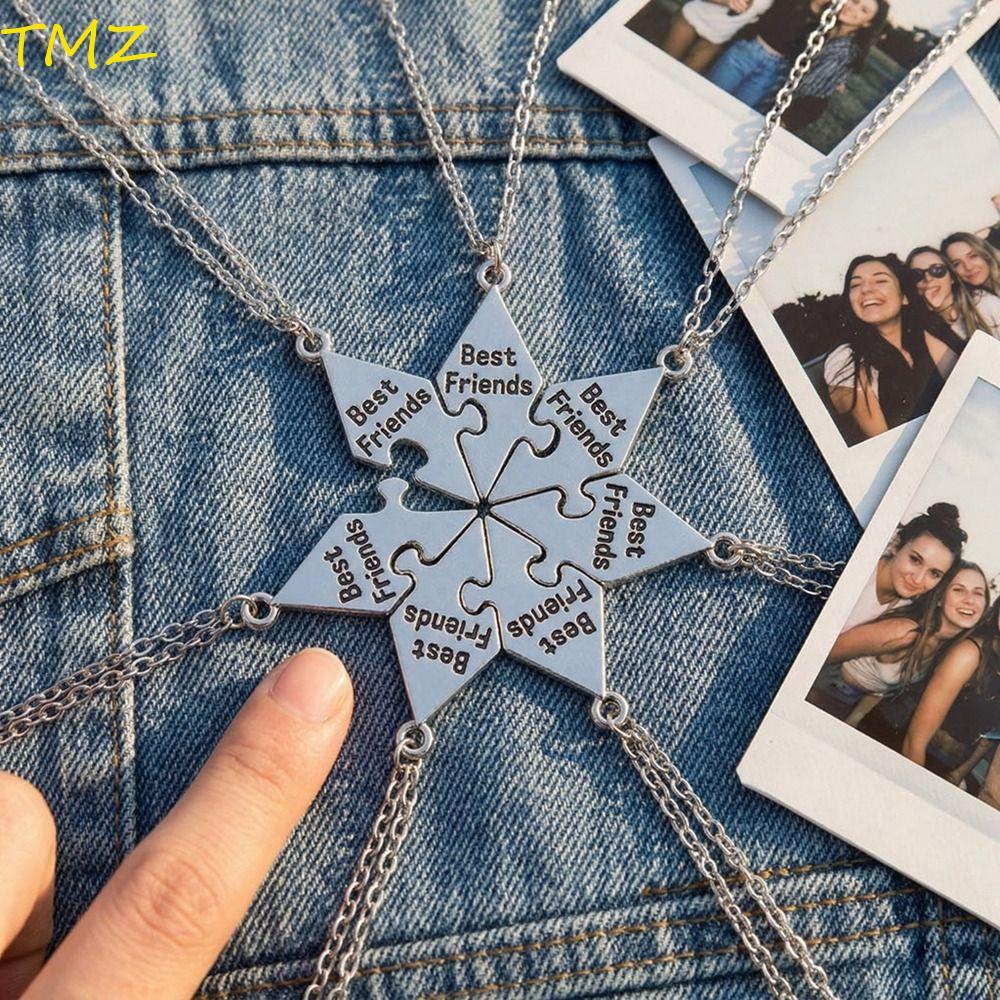 สร้อยคอมิตรภาพโลหะผสม(TMZ14968) เพื่อนแท้และของขวัญพิเศษสำหรับเธอ