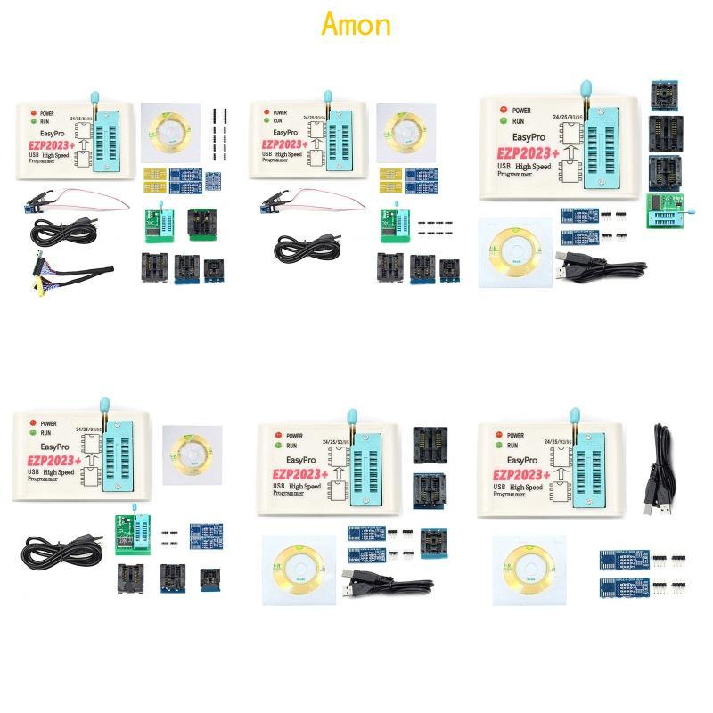 Amon EZP2023 SPI FLASH Programmer รองรับ 25 FLASH SPI 24 25 93 95 EEPROM + อะแดปเตอร์