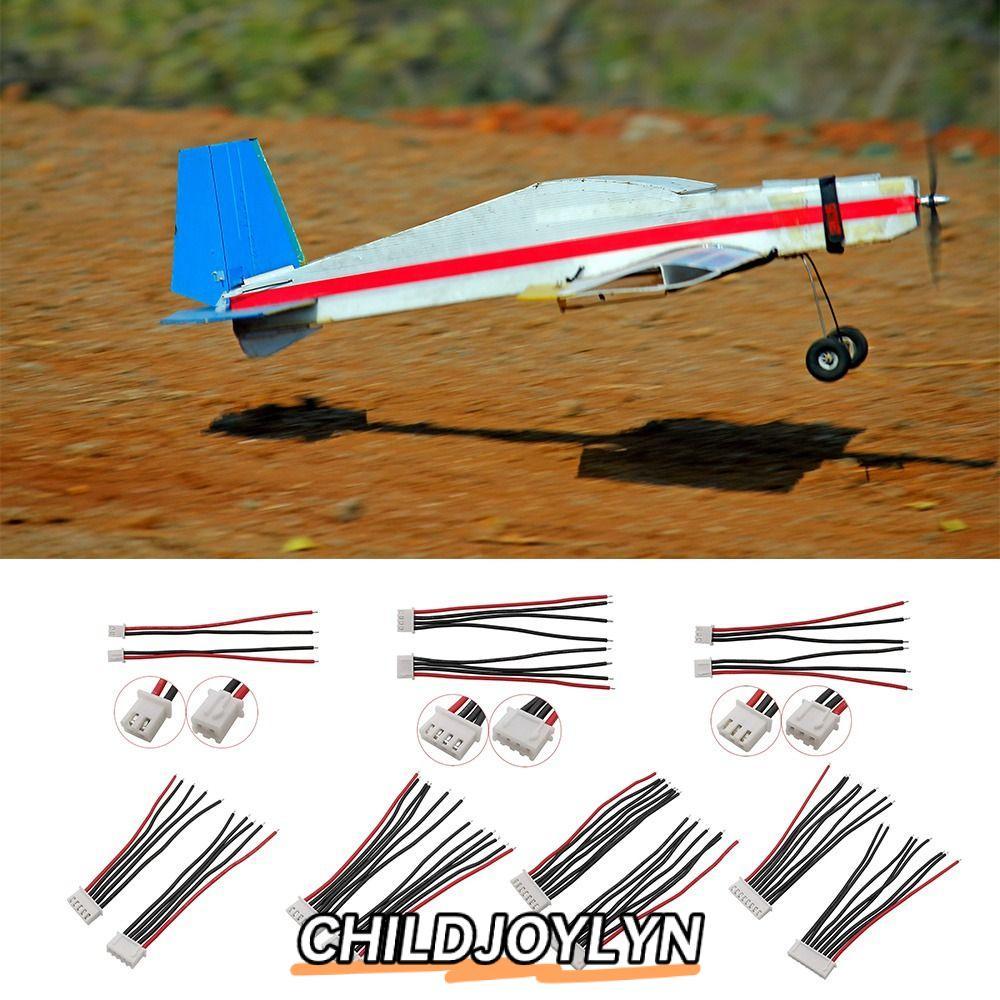 CHILDJOYLYN RC Lipo Battery Balancer Charger Plug, 10 ซม.22AWG ขั้วต่อสายไฟ,เครื่องบินรุ่น 1S 2S 3S 4S 5S 6S 7S Connector Plug Wire JST-XH Balancer Cable