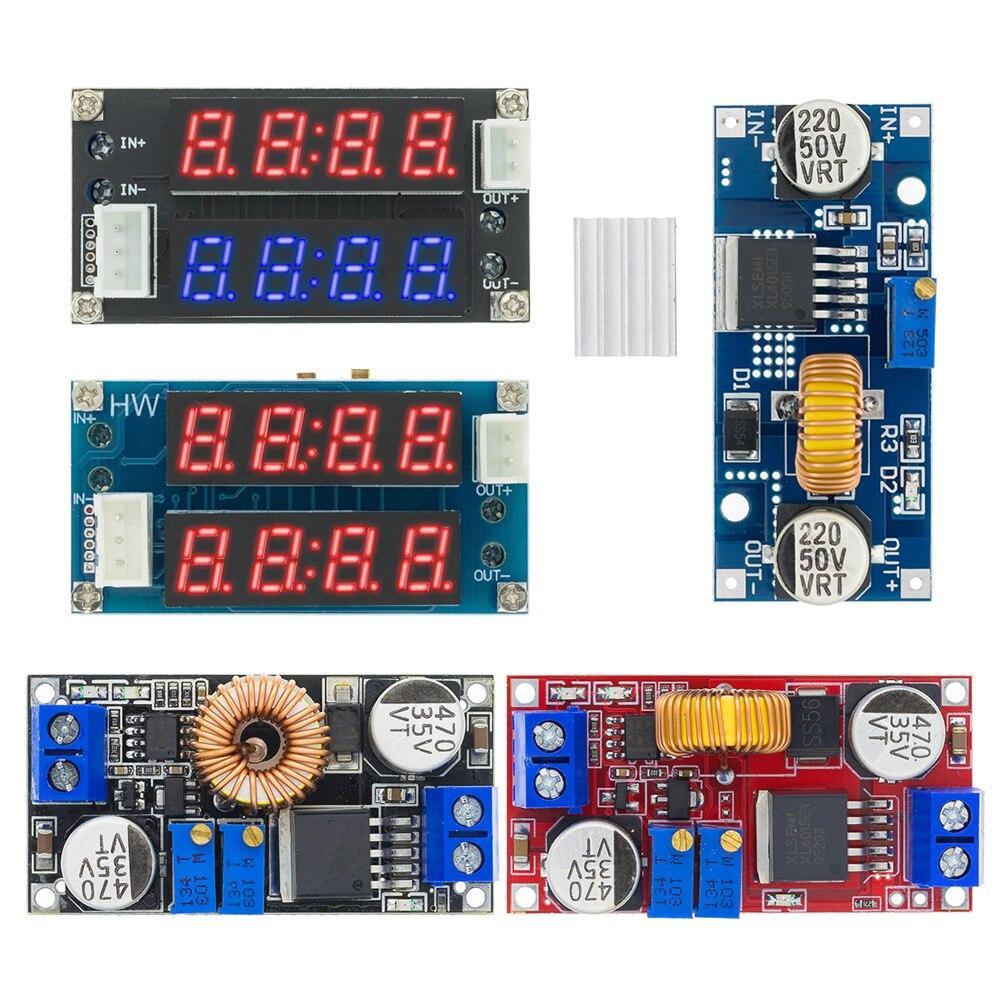 XL4015 5A DC เป็น DC CC CV แบตเตอรี่ลิเธียมขั้นตอนลงแท่นชาร์จตัวแปลงไฟ Led Lith
