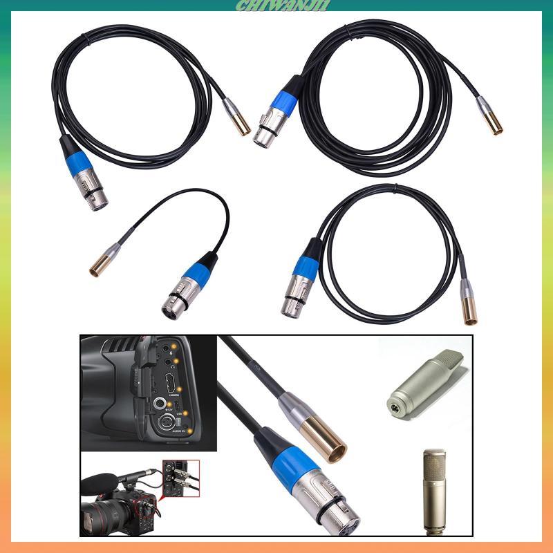 [ Chiwanji1] Mini XLR Male to XLR Female Adapter Cable, 3-pin Mini XLR Male to XLR Female Adapter Ca