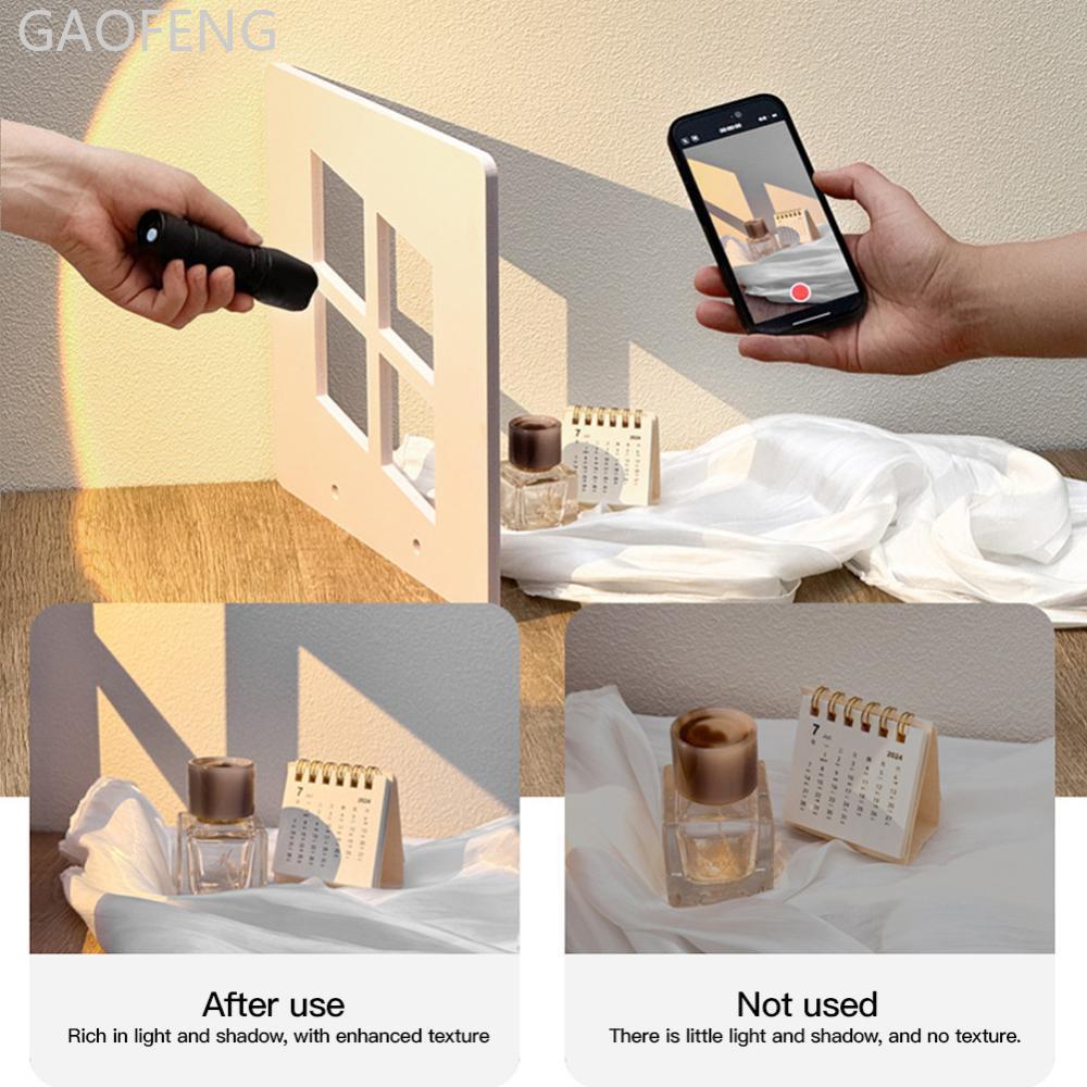 GAOFENG Soft Light Shadow Board PVC Projection การถ่ายภาพ Props สําหรับอาหารเครื่องประดับเครื่องสําอ