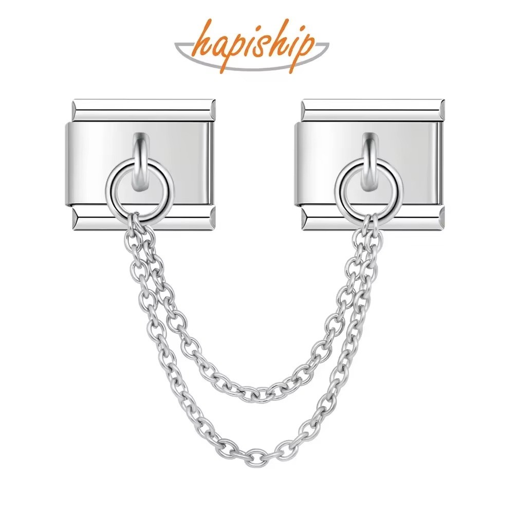 italian charm bracelet แท้ italian charm bracelet Hapiship เพ้นท์โมดูลbracelet สำหรับของขวัญวันเกิดค