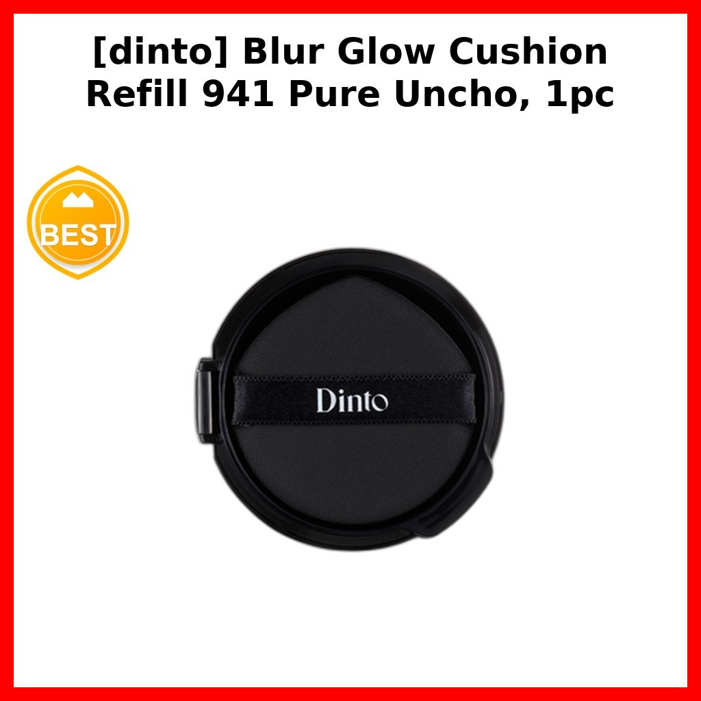 [dinto] Blur Glow Cushion Refill 941 Pure Uncho, 1 ชิ้น / Korean Cushion Refill / Buildable Coverage