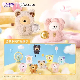 MORETHAN Arts&Toys Maltese My Good Friend Series Vinyl Plush Keychain Pendant Blind Box（กด6ชิ้น=1box）