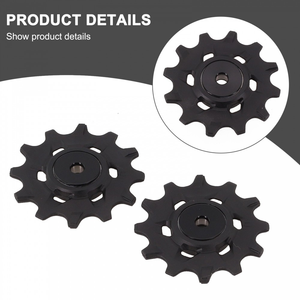 Jockey Wheel 26g จักรยานสีดํา For-SRAM XX1/XO1/X1/GX พลาสติกเชื่อถือได้