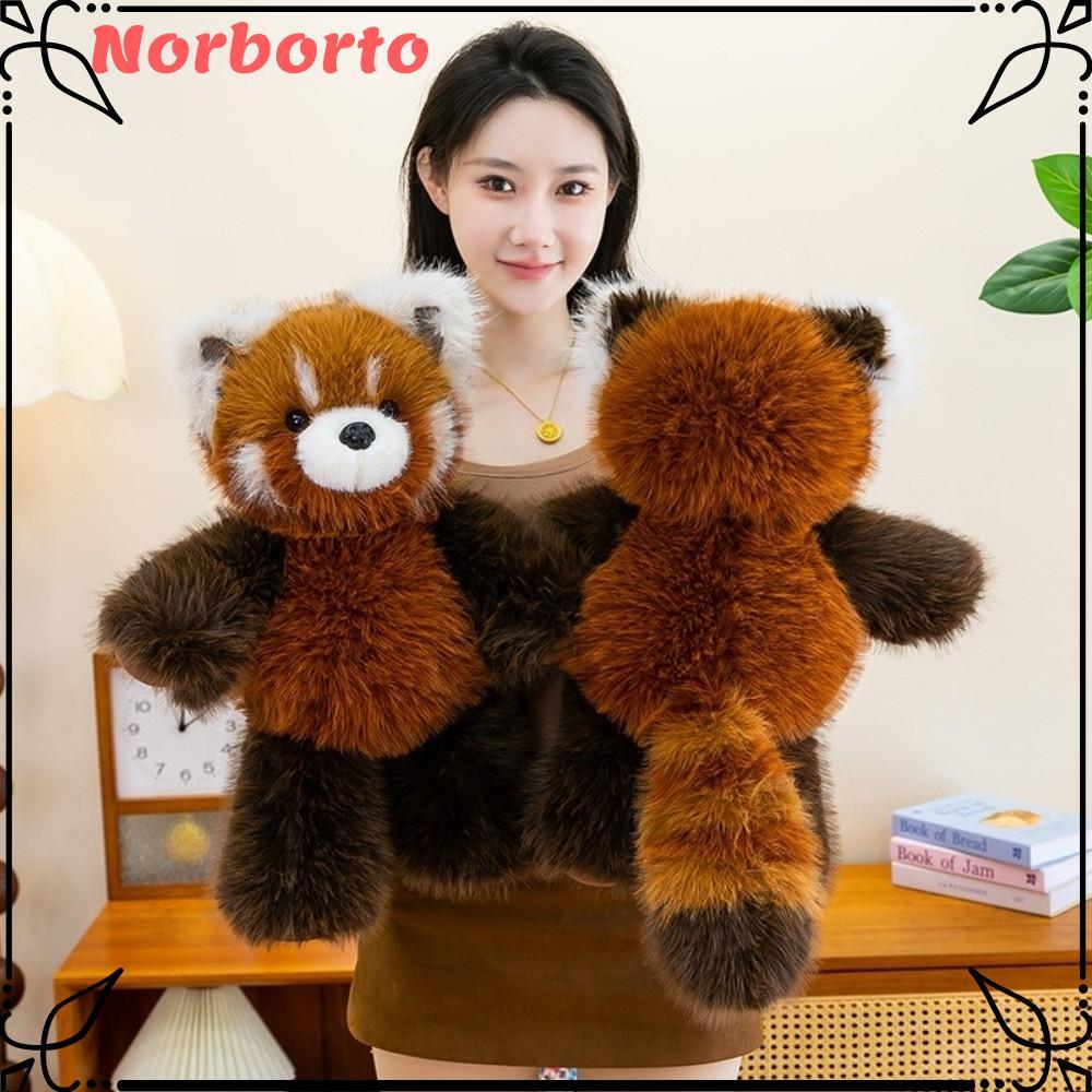 NORBORTO ตุ๊กตาสัตว์ตุ๊กตาหมอน, Raccoon Panda Run ของเล่นตุ๊กตา, Kawaii ตุ๊กตาอารมณ์สนับสนุนยัดไส้ปุ