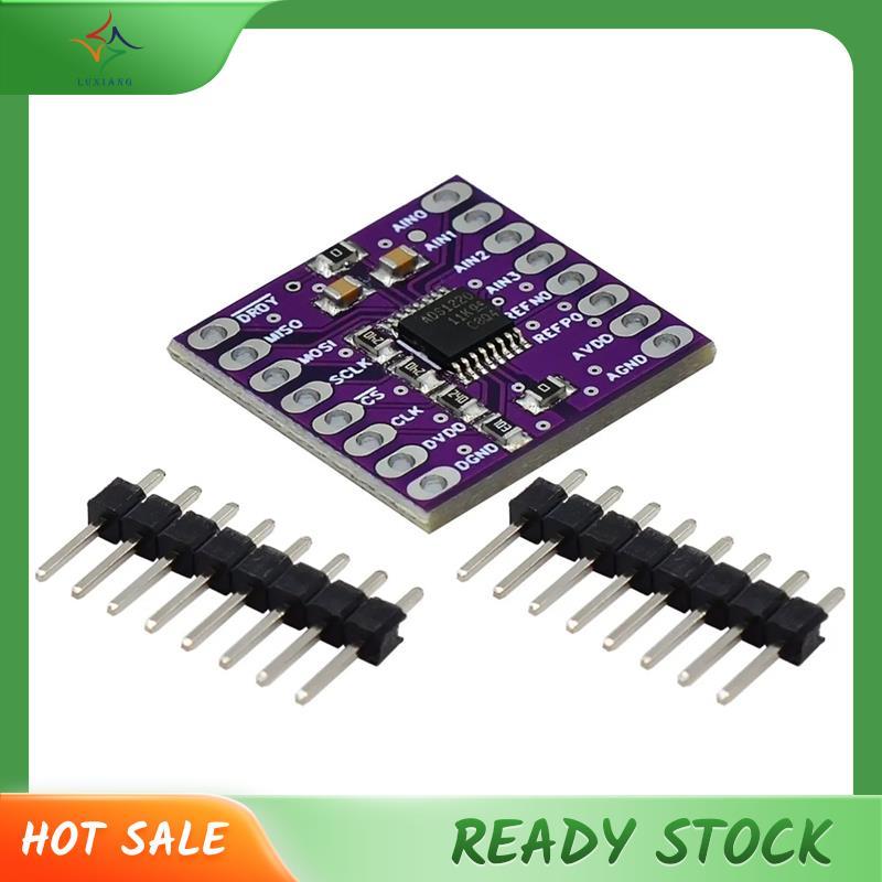 [luxiang.th] 24 บิต ADS1220 ADC Converter โมดูลพลังงานต่ํา Analog-To-Digital 24 บิตโมดูล