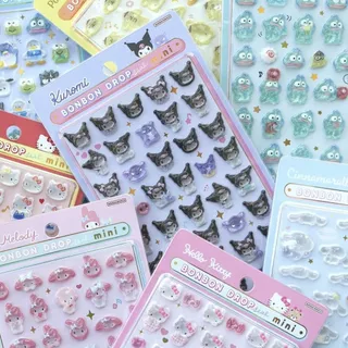 สติกเกอร์คริสตัลสามมิตินูน Uzachi การ์ตูนน่ารัก การ์ตูน DIY ตกแต่งของขวัญน่ารัก