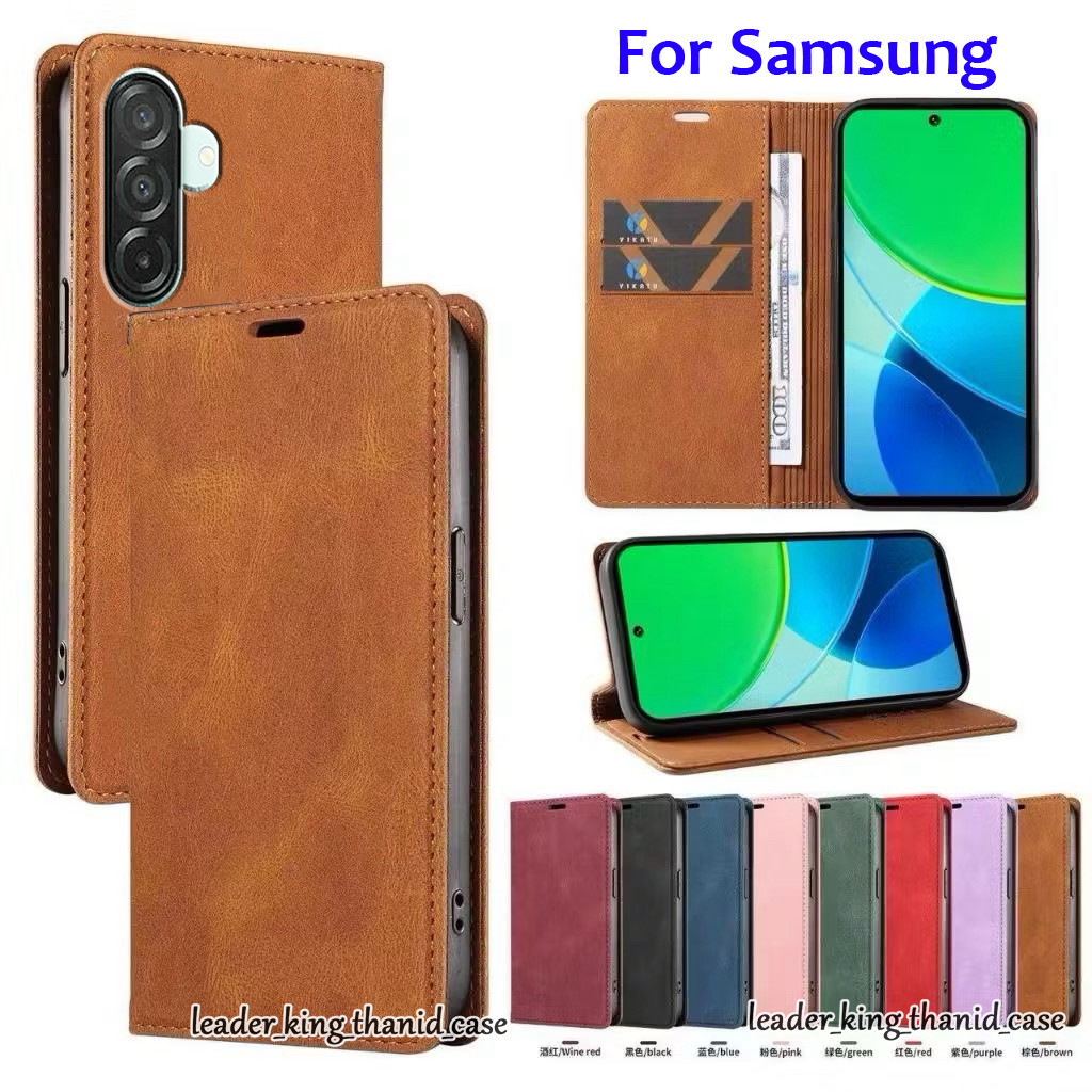 เคสกระเป๋า หนัง ล็อคได้ มีแม่เหล็ก สำหรับ Samsung A27 5G / A37 5G / A57 5G Xundu