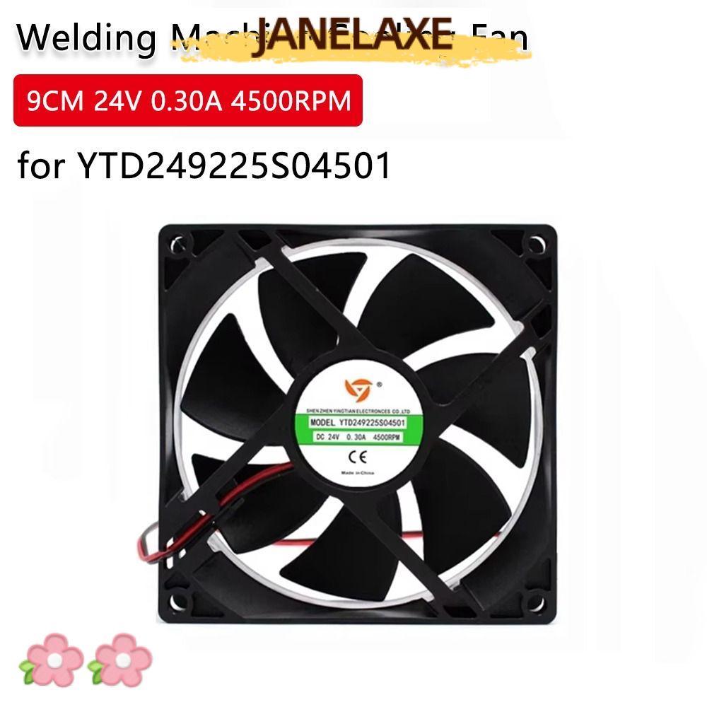 JANELAXE932JN พัดลมเซิร์ฟเวอร์ ปริมาณอากาศสูง 9 ซม. 24V 0.30A 4500RPM เชื่อม|พัดลมระบายความร้อนเชื่อมระบายอากาศไอเสีย|พัดลมสําหรับ YTD249225S04501