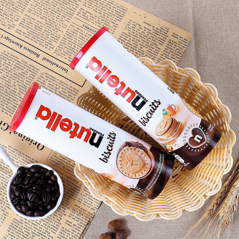 2026 สไตล์ใหม่นําเข้า Ferry.Nutella nutella nutella nutella ซอสเฮเซลนัท Love Heart Filled คุกกี้ช็อค