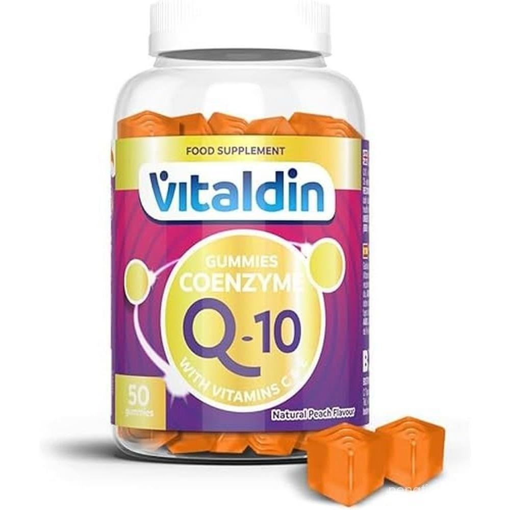VITALDIN Cnzym Q10 – Daily 200mg Coenzyme Q10+วิตามินซีและอี – กัมมี่ 50 แคปซูล (สําหรับกินได้ 1 เดื