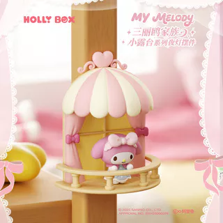 1 ชิ้น Sanrio ตัวอักษรขนาดเล็ก Terrace Series ไฟกลางคืนตู้เย็นสติกเกอร์ตกแต่ง