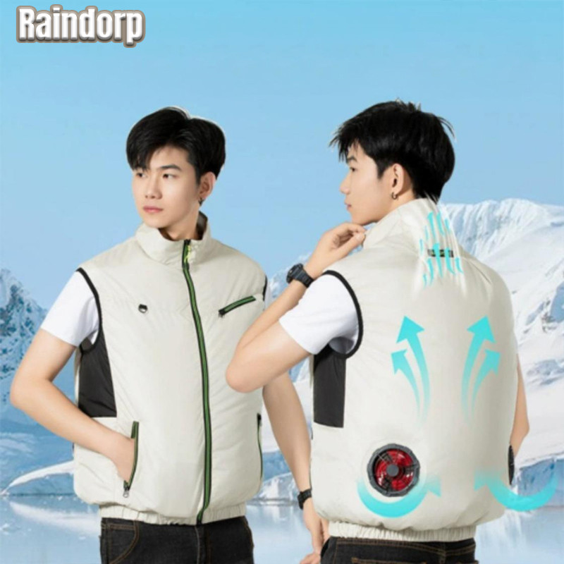 👕เสื้อทำงานผู้ใหญ่ (Workwear) ระบายความร้อนด้วยพัดลม USB ใส่สบาย ป้องกันฮีทสโตรก ใช้งานได้นาน เหมาะกับอากาศร้อน ไซส์