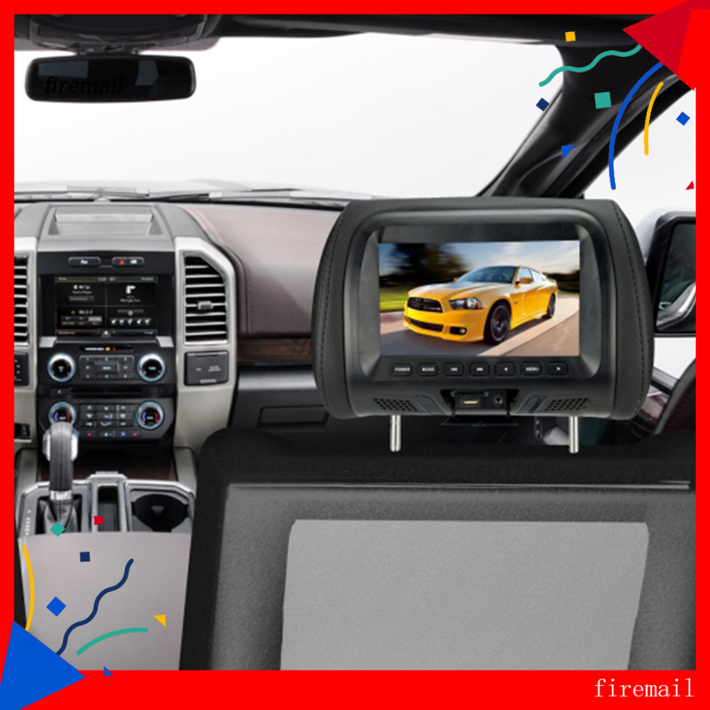 [FM] L7M ความบันเทิงที่นั่งด้านหลัง LED หน้าจอ LCD Universal 7 นิ้ว Clear Definition Headrest Monito