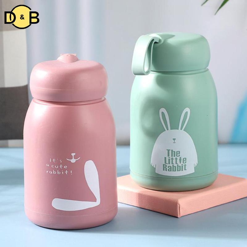 [DB] Mini 320ml ขวดน่ารักแบบพกพาแก้วเก็บความร้อนแก้วฉนวนกันความร้อนถ้วยกระติกน้ําสูญญากาศขวดน้ําสําห