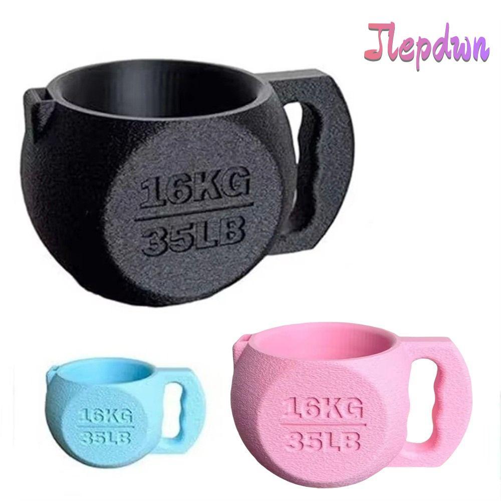 JEPDWN ถ้วยที่วางไพน์ไอศกรีม, 16KG การป้องกันมือเย็น Kettlebell ที่วางไพน์ไอศกรีม, NonSlip พิมพ์ฉนวน