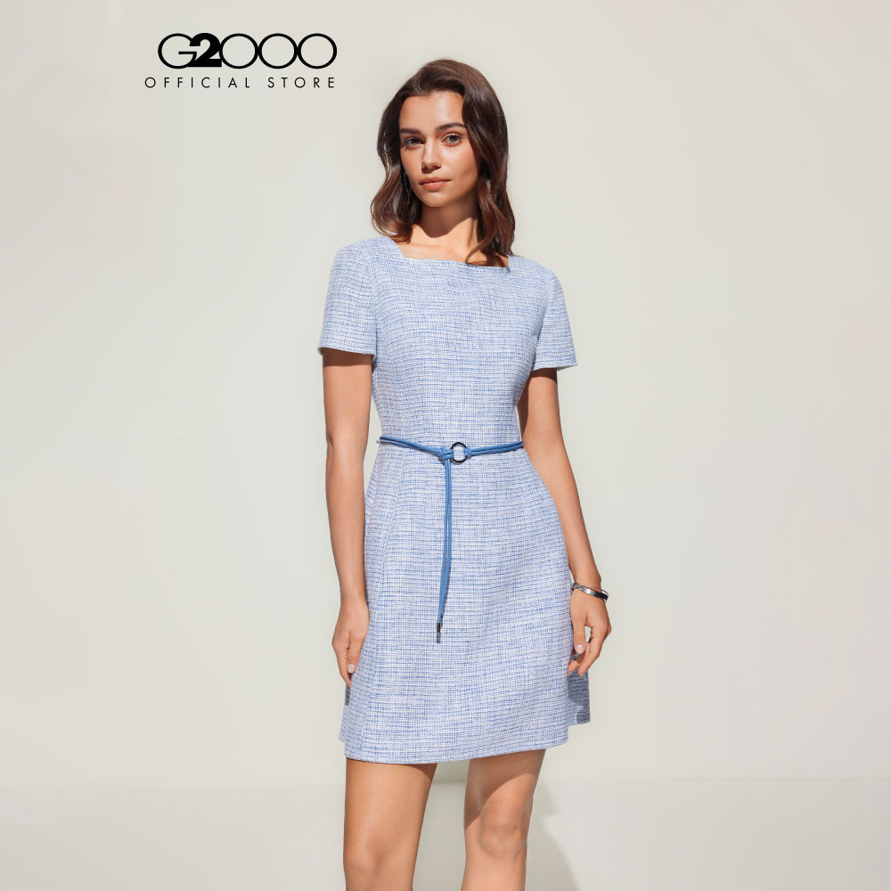 G2000 เดรสสำหรับผู้หญิง Fit & Flare Shape รุ่น 5123302674 BLUE
