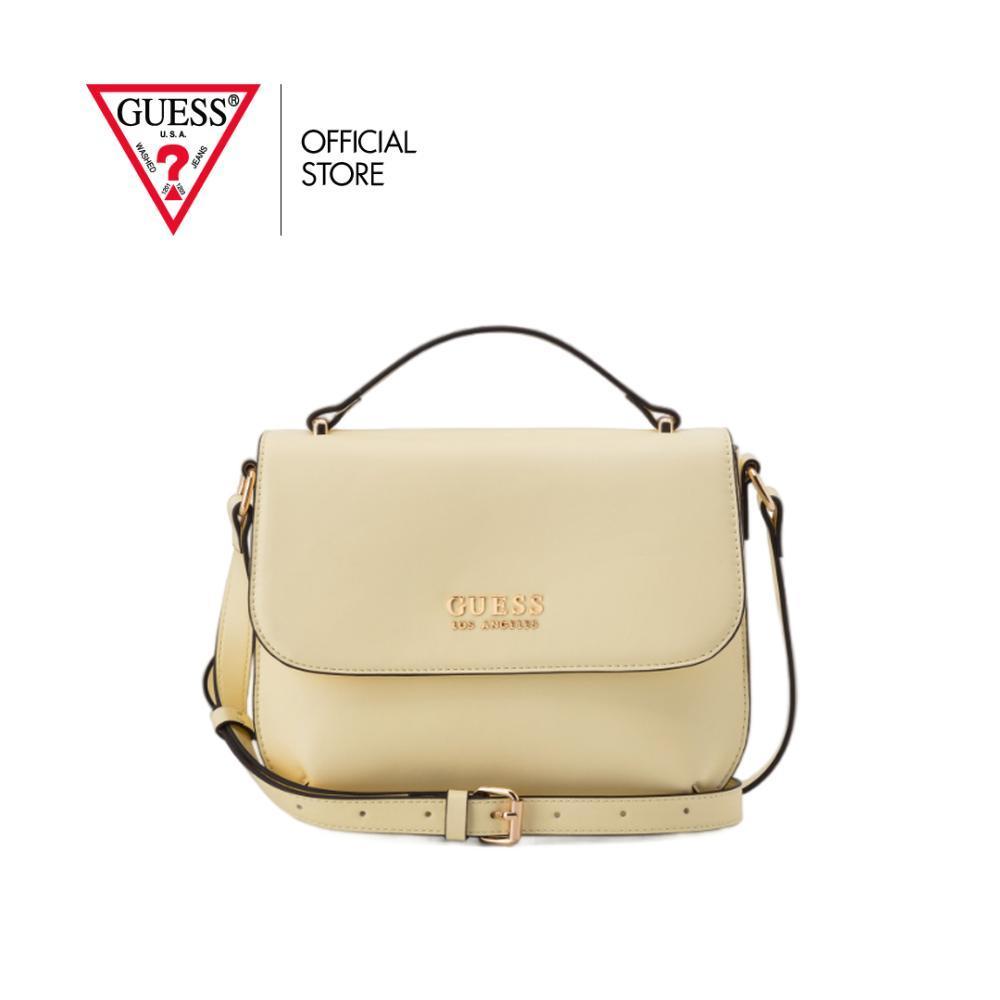 GUESS กระเป๋า รุ่น LG444321 SPRING HILL CONVRTBLE XBDY FLP เหลือง