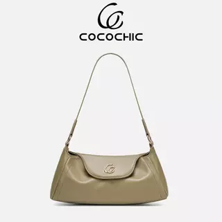 【COCOCHIC】กระเป๋าสะพายไหล่ทรงคลาสสิก แบบฝาปิดซอฟต์ สายสะพายกว้างใส่สบาย ใช้งานได้ทุกวัน