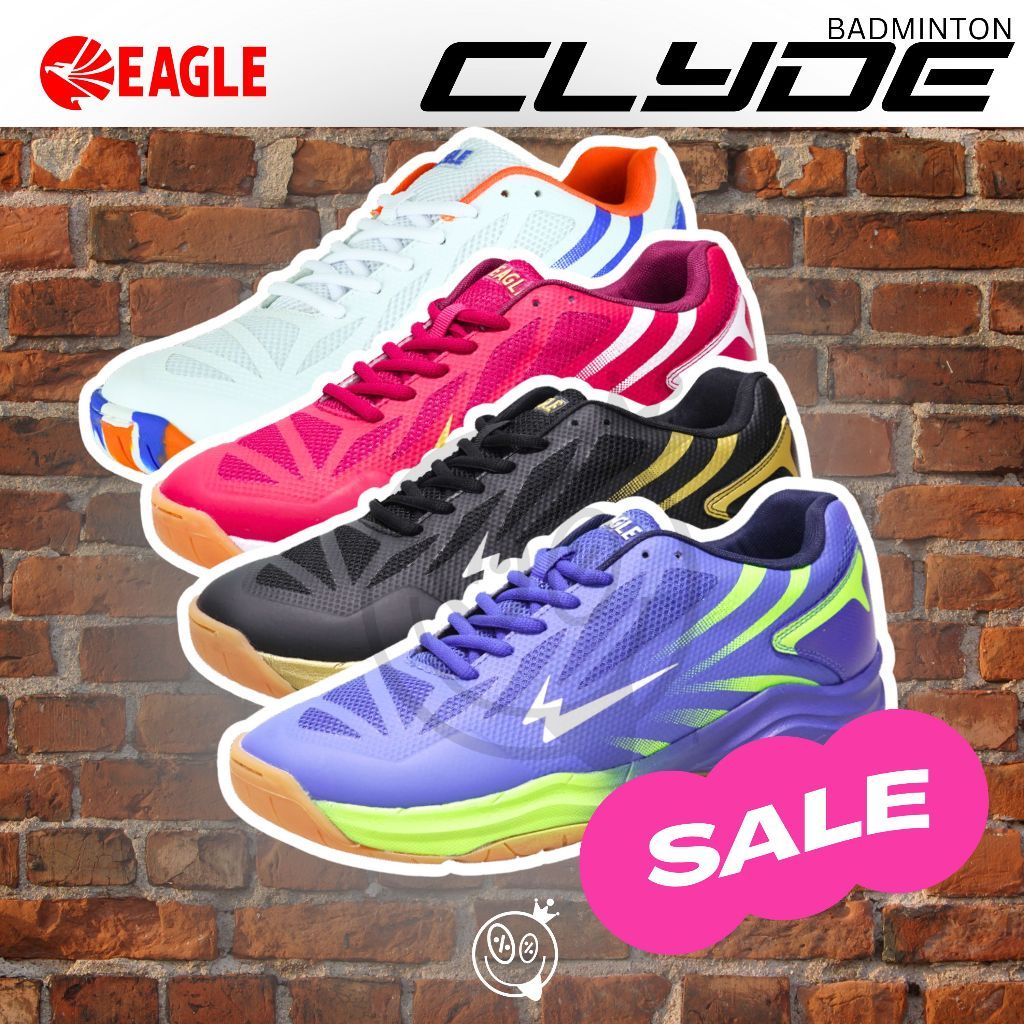 EAGLE CLYDE รองเท้าแบดมินตัน UNISEX รองเท้าผ้าใบ KNGDISC