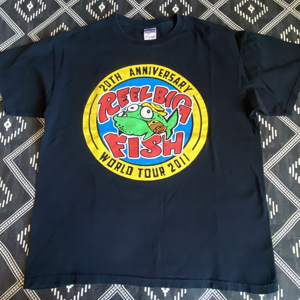 2026 สไตล์ใหม่ REEL BIG FISH 20th Anniversary Tour Concert เสื้อยืด
