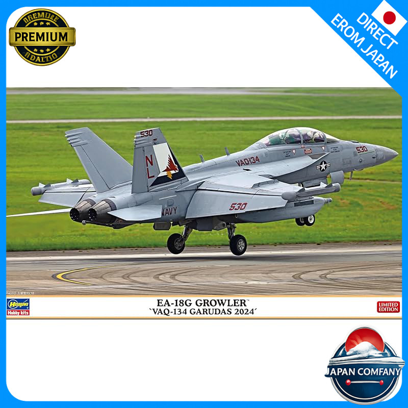 Hasegawa 1/72 American EA-18G Growler VAQ-134 Garudas 2024 Plastic Model 02487 (Airplane)