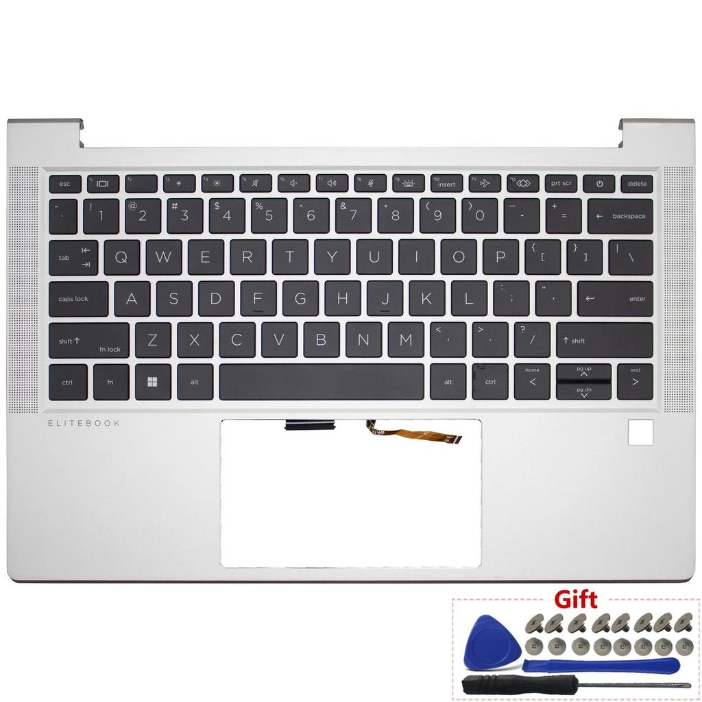 ใหม่ US แป้นพิมพ์สําหรับ HP EliteBook 630 G9 G10 635 G9 G10 แล็ปท็อป Palmrest คีย์บอร์ด Backlit ฝาคร
