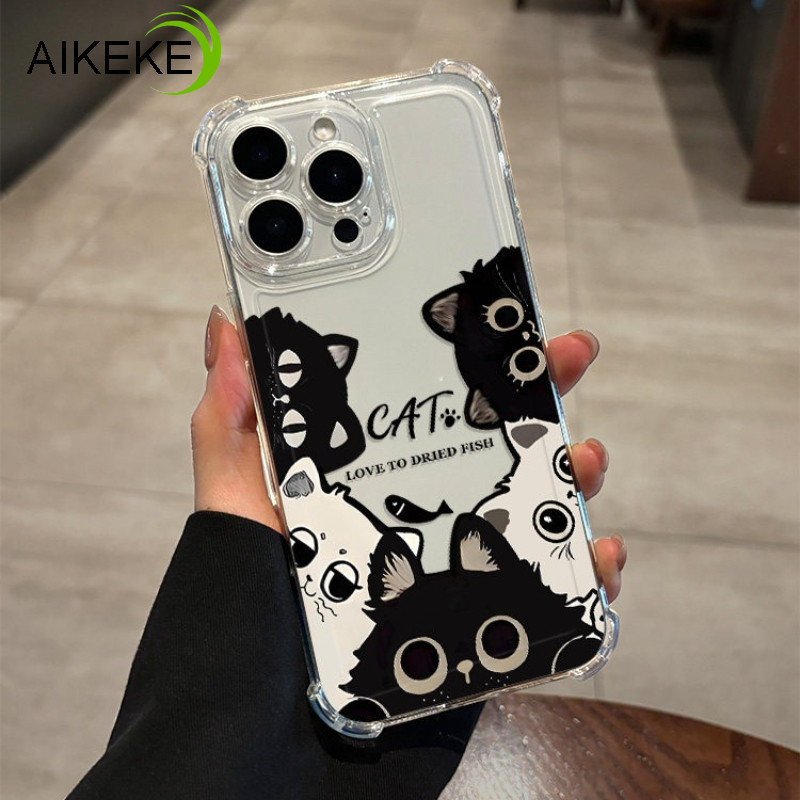 Cool สีขาวสีดําแมวเคสโทรศัพท์สําหรับ Honor X5C X5D Plus X70i X60 GT X10 Max GT Pro Win RT Power 10 9