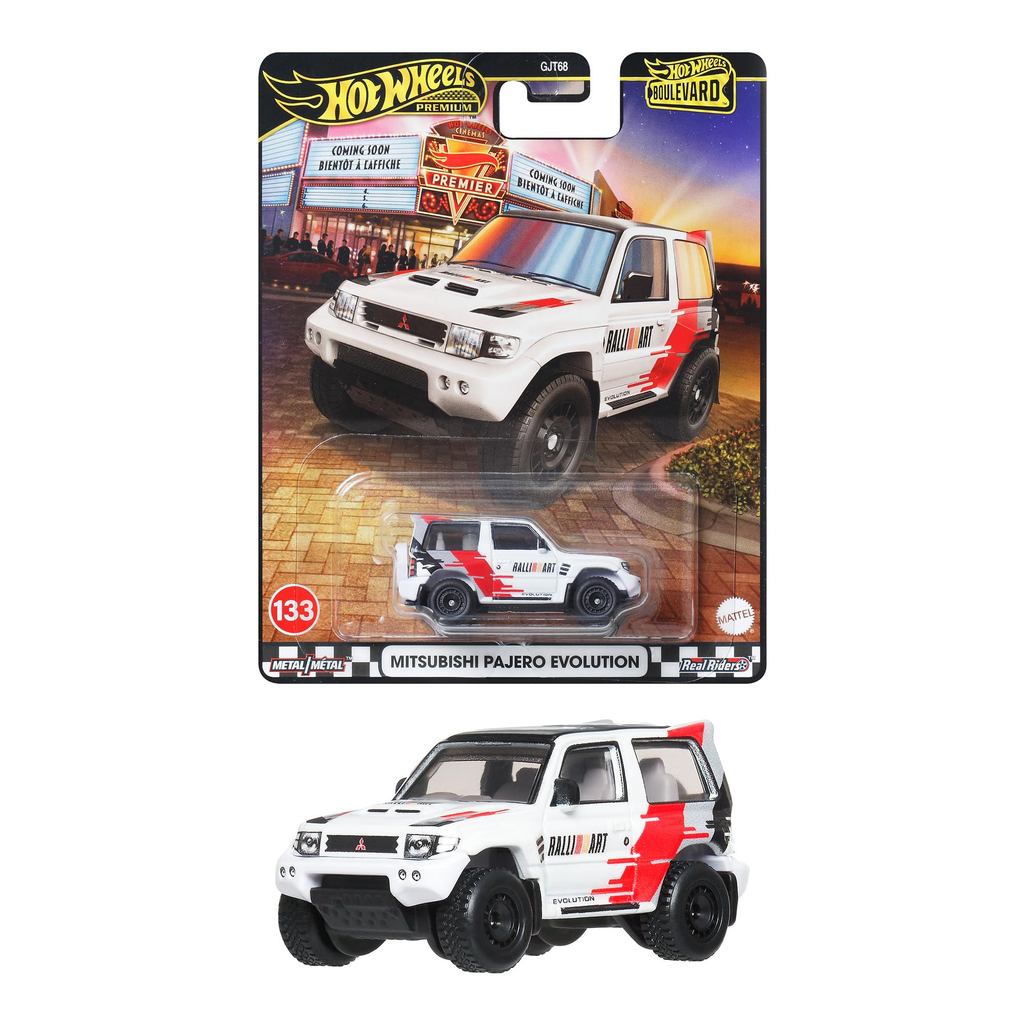 Hot Wheels Boulevard Mitsubishi Pajero Evolution Toy Vehicle Miniature 3 Years and Up White JBL26 Ja