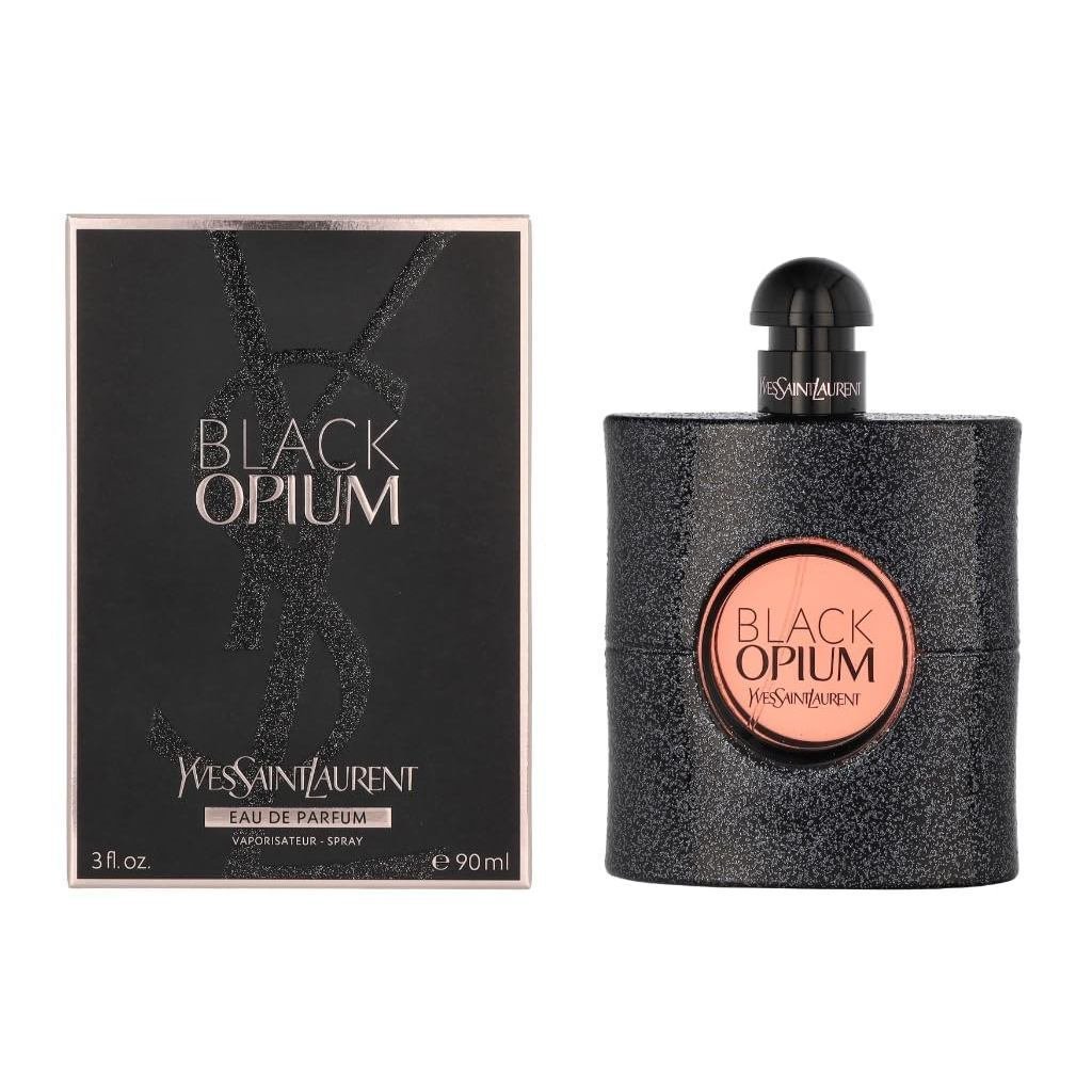 Yves Saint Laurent สเปรย์น้ําหอม Eau De Parfum สําหรับผู้หญิง ฝิ่นดํา 3 ออนซ์ 3SJS