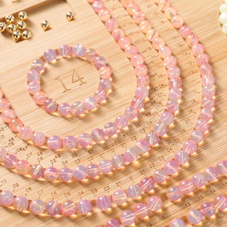 ถาดร้อยลูกปัดไม้แท้ (Bamboo) บอร์ดออกแบบสร้อยคอ กำไลข้อมือ มีสเกลวัดขนาด สำหรับงาน DIY แฮนด์เมดมืออาชีพ