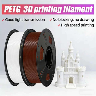 PETG Filament เส้นพลาสติกสำหรับเครื่องพิมพ์ 3 มิติ สีพื้นฐาน ขนาด 1.75mm แบรนด์