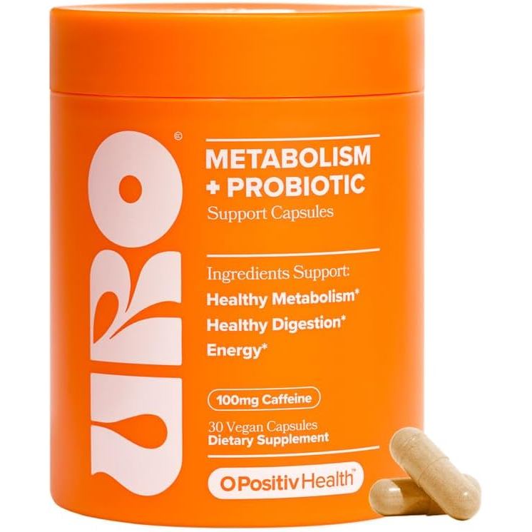 URO Metabol + Probiotic port Capsules – Metabol, Gut Health & Sustained Energy – พร้อม Chrome Picoli
