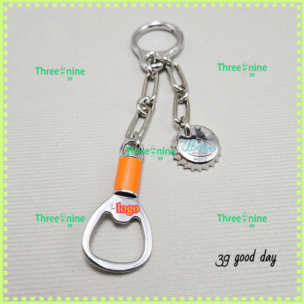 [L0EWE] Silver Veneer ที่เปิดขวดออกแบบ Charm จี้พวงกุญแจ-64205